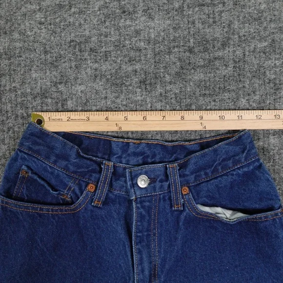 Vintage Levi's 17505 XX Jeans Womens 9 Blue High Rise Tapered Leg USA Made 27" - Picture 11 of 14